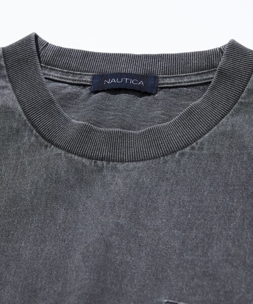 NAUTICA（ノーティカ）の「NAUTICA/ノーティカ Pigment Dyed Hidden Logo S/S PKT Tee/ピグメントダイ ヒドゥンロゴ ショートスリーブ ポケットTシャツ（Tシャツ/カットソー・メンズ・ブルーグリーン/チャコールグレー/ベージュ/ネイビー・X-LARGE/SMALL/MEDIUM/LARGE）」の6枚目の写真