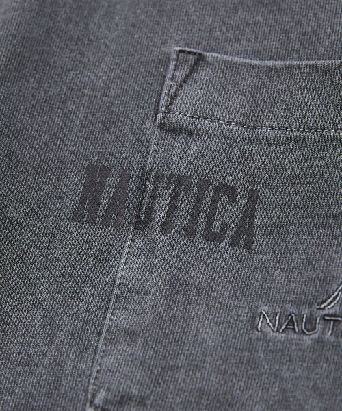 NAUTICA（ノーティカ）の「NAUTICA/ノーティカ Pigment Dyed Hidden Logo S/S PKT Tee/ピグメントダイ ヒドゥンロゴ ショートスリーブ ポケットTシャツ（Tシャツ/カットソー・メンズ・ブルーグリーン/チャコールグレー/ベージュ/ネイビー・X-LARGE/SMALL/MEDIUM/LARGE）」の8枚目の写真