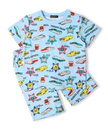 moujonjon（ムージョンジョン）の「JR新幹線電車総柄半袖パジャマ（ルームウェア/パジャマ）」