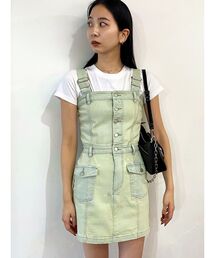 EMODA（エモダ）の「ボタンデニムワンピース（ワンピース）」