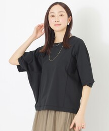 【DRESOPHY】シルキースムースソフトシームTシャツ