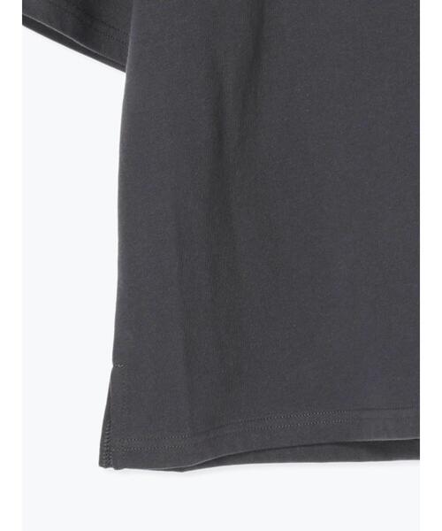 Lugnoncure(ルノンキュール)の「【抗菌防臭】クルーネック天竺Tシャツ(Tシャツ/カットソー・レディース・ブラック/チャコールグレー/オフホワイト・F)」の6枚目の写真
