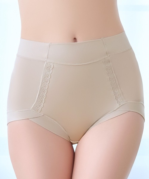 BRADELIS NEWYORK（ブラデリスニューヨーク）の「楽なのにすっぽりショーツ24 ブラデリス 補正下着（ショーツ・レディース・ブラック/ホワイト/グレイッシュベージュ/カーキ/ピンクベージュ/シャンパン/ラベンダー・LL/3L/L/M/4L/S/5L）」の3枚目の写真