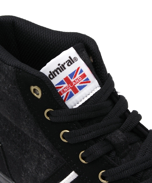 earth music&ecology(アースミュージックアンドエコロジー)の「Admiral Inomer Hi×earthスニーカー(スニーカー・レディース・グリーン/グレー・25cm/23cm/24cm)」の7枚目の写真