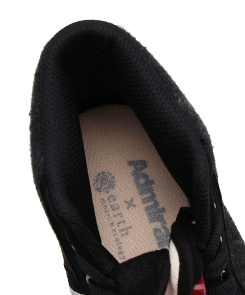 earth music&ecology(アースミュージックアンドエコロジー)の「Admiral Inomer Hi×earthスニーカー(スニーカー・レディース・グリーン/グレー・25cm/23cm/24cm)」の8枚目の写真