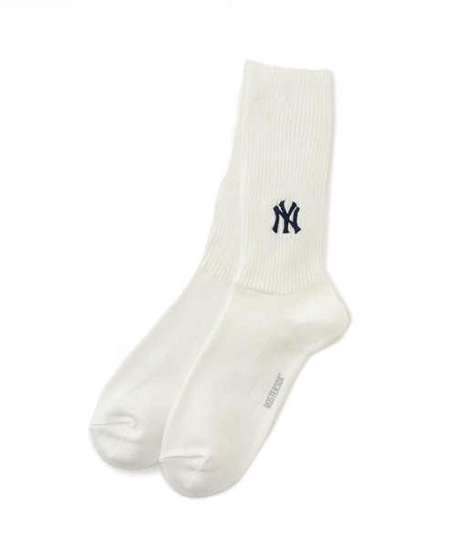 ROSTER SOX(ロスターソックス)の「【 ROSTER SOX / ロスターソックス 】 MLB RIB SOCKS(ソックス/靴下・メンズ・ネイビー/ホワイト・FREE)」の1枚目の写真