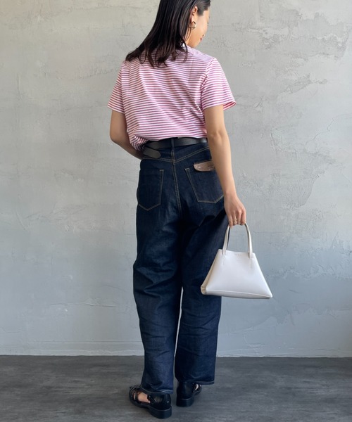 ORCIVAL（オーシバル）の「[ORCIVAL/オーシバル] クルーネックボーダーTシャツ（Tシャツ/カットソー・レディース・レッド/ブルー/ホワイト/ブラック・2）」の16枚目の写真