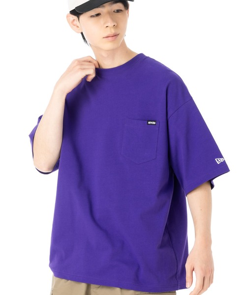 NEW ERA(ニューエラ)の「ニューエラ 半袖Tシャツ ONSPOTZ別注 オーバーサイズ(Tシャツ/カットソー・メンズ・ホワイト/ブラック/ピンク/ダークグレー/ベージュ/パープル/ストーン/ライトブルー・S/M/L/XL/XXL)」の7枚目の写真
