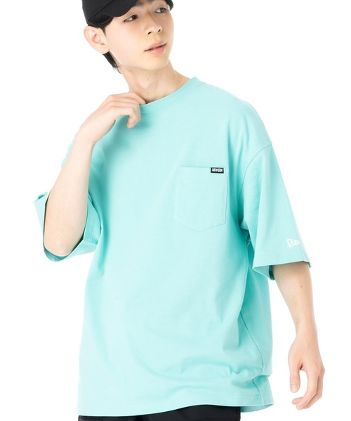 NEW ERA(ニューエラ)の「ニューエラ 半袖Tシャツ ONSPOTZ別注 オーバーサイズ(Tシャツ/カットソー・メンズ・ホワイト/ブラック/ピンク/ダークグレー/ベージュ/パープル/ストーン/ライトブルー・S/M/L/XL/XXL)」の6枚目の写真