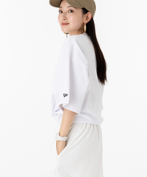 NEW ERA(ニューエラ)の「ニューエラ 半袖Tシャツ ONSPOTZ別注 オーバーサイズ(Tシャツ/カットソー・メンズ・ホワイト/ブラック/ピンク/ダークグレー/ベージュ/パープル/ストーン/ライトブルー・S/M/L/XL/XXL)」の15枚目の写真