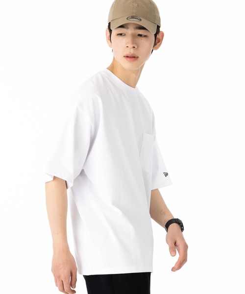 NEW ERA(ニューエラ)の「ニューエラ 半袖Tシャツ ONSPOTZ別注 オーバーサイズ(Tシャツ/カットソー・メンズ・ホワイト/ブラック/ピンク/ダークグレー/ベージュ/パープル/ストーン/ライトブルー・S/M/L/XL/XXL)」の10枚目の写真