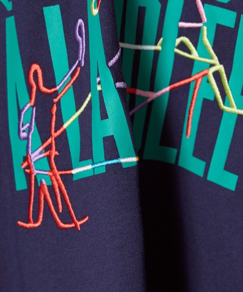 PUMA(プーマ)の「PUMA/プーマ ア ラ ヴォレ グラフィック 半袖 Tシャツ(Tシャツ/カットソー・メンズ・ネイビー/ホワイト・M/L/XL)」の5枚目の写真