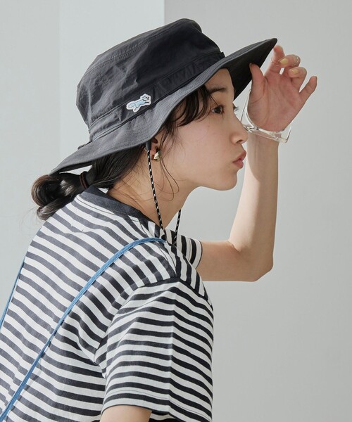 PENNEYS(ぺニーズ)の「PENNEYS(ぺニーズ)別注ナイロンバケットハット(ハット・レディース・ブラック/ライトブルー/ベージュ・FREE)」の2枚目の写真
