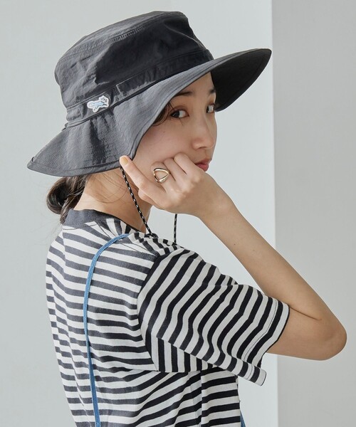 PENNEYS(ぺニーズ)の「PENNEYS(ぺニーズ)別注ナイロンバケットハット(ハット・レディース・ブラック/ライトブルー/ベージュ・FREE)」の8枚目の写真