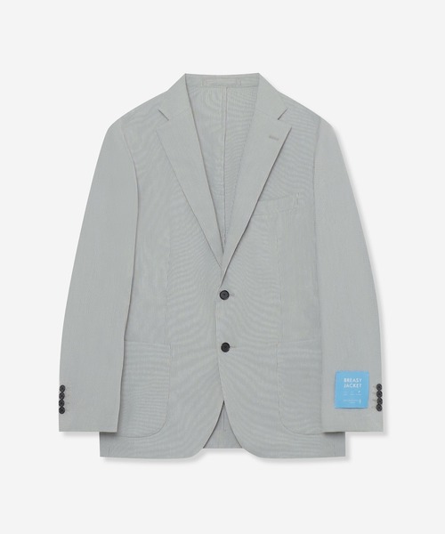 MACKINTOSH LONDON（マッキントッシュ ロンドン）の「【WEB・一部店舗限定】【BREASY JACKET】シアサッカーセットアップジャケット（テーラードジャケット・メンズ・ネイビー/チャコールグレー・38/42/40）」の19枚目の写真