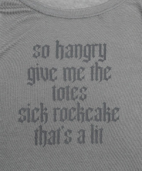 ROCKCAKE(ロックケーキ)の「【ROCKCAKE】Funk Mesh Top(Tシャツ/カットソー・レディース・ブラック/グレー/チャコール・S)」の13枚目の写真
