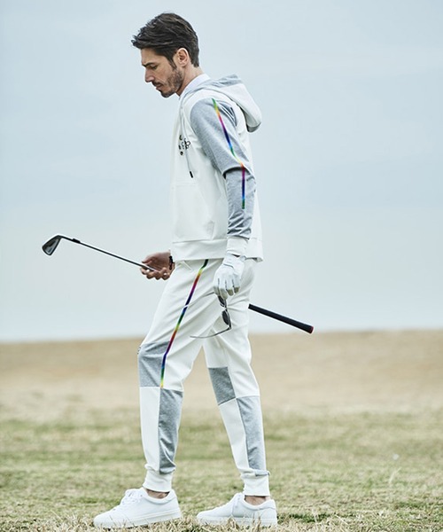 【セール】g-stage ゴルフジャガード 切り替え ジャージ フーデッドパーカー(パーカー)|g-stage(ジーステージ) 【セール】g-stage ゴルフジャガード 切り替え ジャージ フーデッドパーカー(パーカー)|g-stage(ジーステージ)