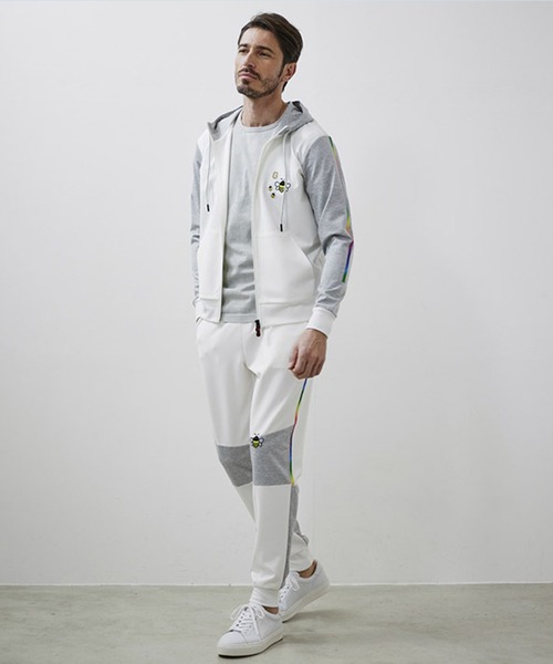 【セール】g-stage ゴルフジャガード 切り替え ジャージ フーデッドパーカー(パーカー)|g-stage(ジーステージ) 【セール】g-stage ゴルフジャガード 切り替え ジャージ フーデッドパーカー(パーカー)|g-stage(ジーステージ)