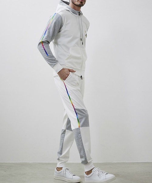 【セール】g-stage ゴルフジャガード 切り替え ジャージ フーデッドパーカー(パーカー)|g-stage(ジーステージ) 【セール】g-stage ゴルフジャガード 切り替え ジャージ フーデッドパーカー(パーカー)|g-stage(ジーステージ)