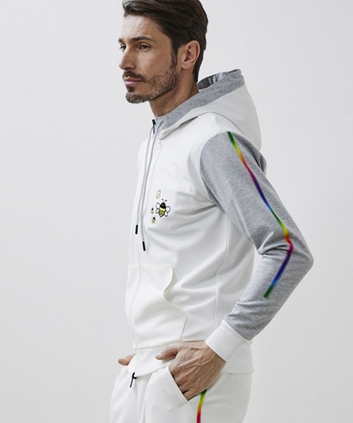 【セール】g-stage ゴルフジャガード 切り替え ジャージ フーデッドパーカー(パーカー)|g-stage(ジーステージ) 【セール】g-stage ゴルフジャガード 切り替え ジャージ フーデッドパーカー(パーカー)|g-stage(ジーステージ)