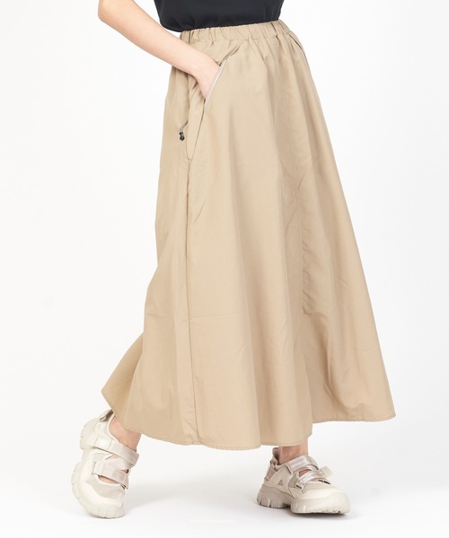 WILD THINGS（ワイルドシングス）の「FLARE SKIRT（スカート・レディース・ブラック/イエロー/ブルー系その他/グリーン系その他/ベージュ/オフホワイト・M）」の3枚目の写真