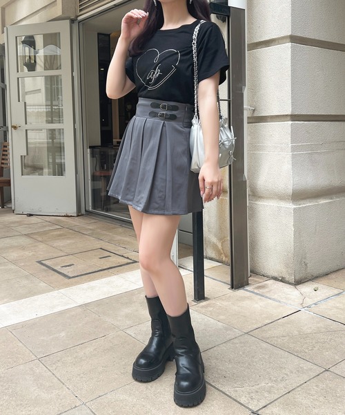 apres jour(アプレジュール)の「ラインストーンハートロゴTシャツ【ZOZOTOWN限定アイテム】(Tシャツ/カットソー・レディース・ライトピンク/ブルー/オフホワイト/ブラック・X-LARGE/フリー)」の21枚目の写真