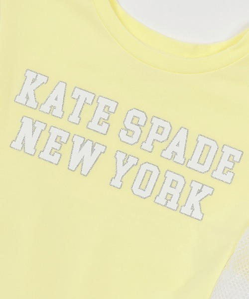 【極美品】kate spade NEW YORK 半袖　ワンピース　黄色　808 極美品】kate spade NEW YORK 半袖 ワンピース 黄色 808 - メルカリ