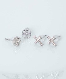 WEGO/【4点セット】ミニピアス
