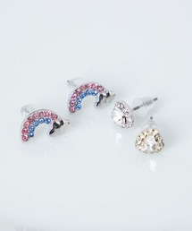 WEGO（ウィゴー）の「WEGO/【4点セット】ミニピアス（ピアス（両耳用））」