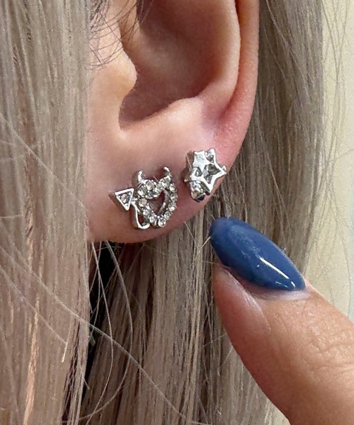 WEGO（ウィゴー）の「WEGO/【4点セット】ミニピアス（ピアス（両耳用）・レディース・その他4/その他2/その他1/その他3/その他6/その他5/その他8/その他10/その他11/その他7/その他9/その他13/その他14/その他15/その他16/その他17/その他18・FREE）」の13枚目の写真