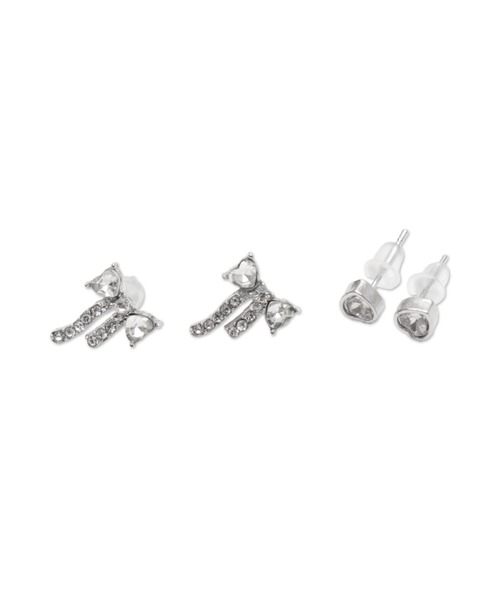 【新品未使用】161円/個♪カラフルピアス3個♡485円/セット セール】/3連ボールデザインシンプルピアス/ユニセックス（MA