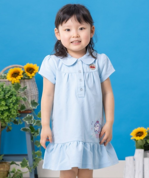 ANPANMAN KIDS COLLECTION（アンパンマンキッズコレクション）の「カノコポロ刺繍ワンピース（ワンピース・キッズ・サックスブルー/ピンク・100cm/90cm/120cm/110cm）」の7枚目の写真