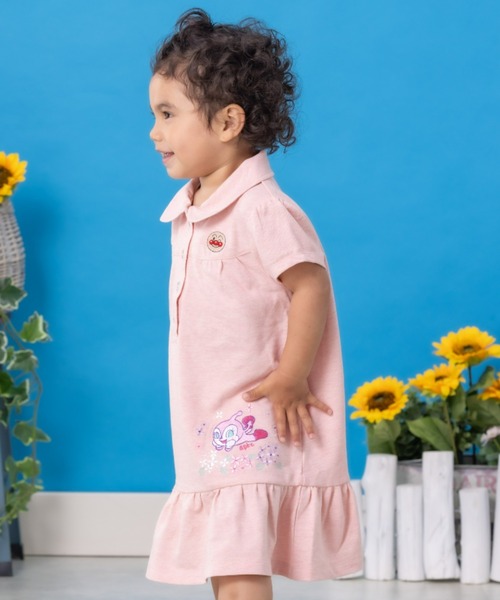 ANPANMAN KIDS COLLECTION（アンパンマンキッズコレクション）の「カノコポロ刺繍ワンピース（ワンピース・キッズ・サックスブルー/ピンク・100cm/90cm/120cm/110cm）」の9枚目の写真