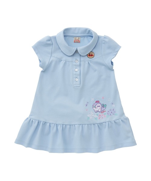 ANPANMAN KIDS COLLECTION（アンパンマンキッズコレクション）の「カノコポロ刺繍ワンピース（ワンピース・キッズ・サックスブルー/ピンク・100cm/90cm/120cm/110cm）」の10枚目の写真