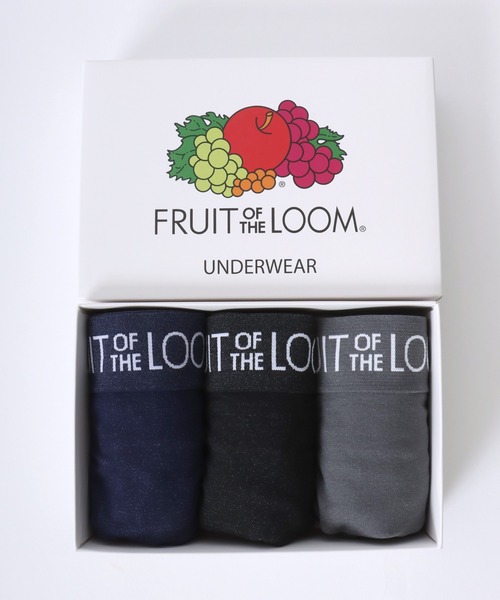 FRUIT OF THE LOOM(フルーツオブザルーム)の「FRUIT OF THE LOOM/フルーツオブザルーム 3枚セット 立体成型 ロゴ ボクサーパンツ/ボックスパッケージ(ボクサーパンツ・メンズ・ブラック/マルチ・FREE)」の10枚目の写真