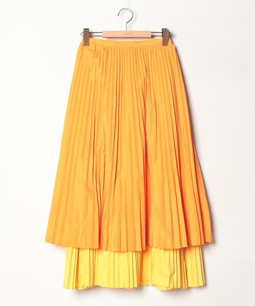 【美品】エンフォルド enfold プリーツスカートマルチカラー ENFOLD プリーツスカート