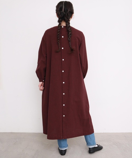 l'atelier du savon(アトリエドサボン)の「●立体刺繍 ラズベリーの実 ワンピース(ワンピース・レディース・ブラック/レッド・FREE)」の8枚目の写真