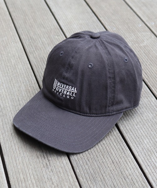 UNIVERSAL OVERALL（ユニバーサルオーバーオール）の「【UNIVERSAL OVERALL/ユニバーサルオーバーオール】コットンツイル ロゴキャップ（キャップ・メンズ・グレー/ネイビー/ベージュ/ブラック/チャコールグレー・FREE）」の9枚目の写真