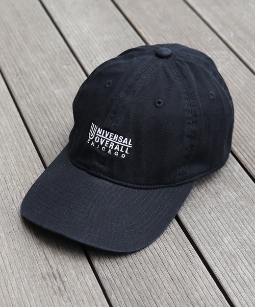 UNIVERSAL OVERALL（ユニバーサルオーバーオール）の「【UNIVERSAL OVERALL/ユニバーサルオーバーオール】コットンツイル ロゴキャップ（キャップ・メンズ・グレー/ネイビー/ベージュ/ブラック/チャコールグレー・FREE）」の6枚目の写真