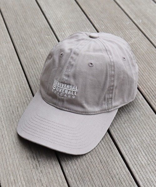 UNIVERSAL OVERALL（ユニバーサルオーバーオール）の「【UNIVERSAL OVERALL/ユニバーサルオーバーオール】コットンツイル ロゴキャップ（キャップ・メンズ・グレー/ネイビー/ベージュ/ブラック/チャコールグレー・FREE）」の10枚目の写真