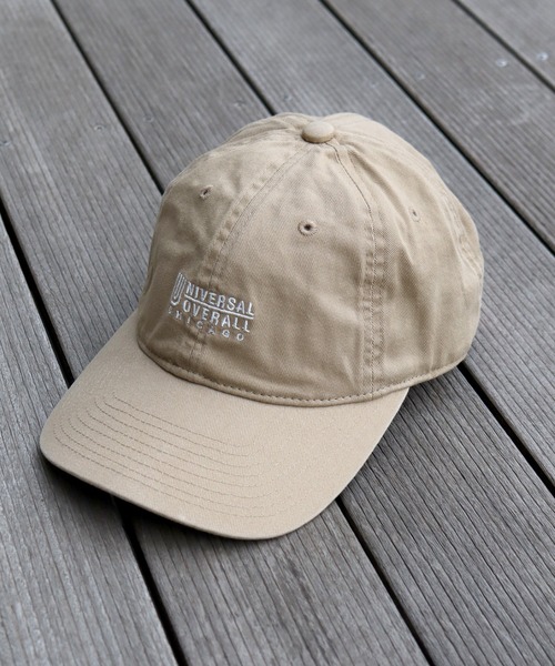 UNIVERSAL OVERALL（ユニバーサルオーバーオール）の「【UNIVERSAL OVERALL/ユニバーサルオーバーオール】コットンツイル ロゴキャップ（キャップ・メンズ・グレー/ネイビー/ベージュ/ブラック/チャコールグレー・FREE）」の12枚目の写真
