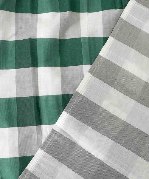 le.coeur blanc(ルクールブラン)の「チェック×ストライプシャーリングスカート(スカート・レディース・イエロー系その他/グリーン系その他/ベージュ系その他2・38)」の21枚目の写真