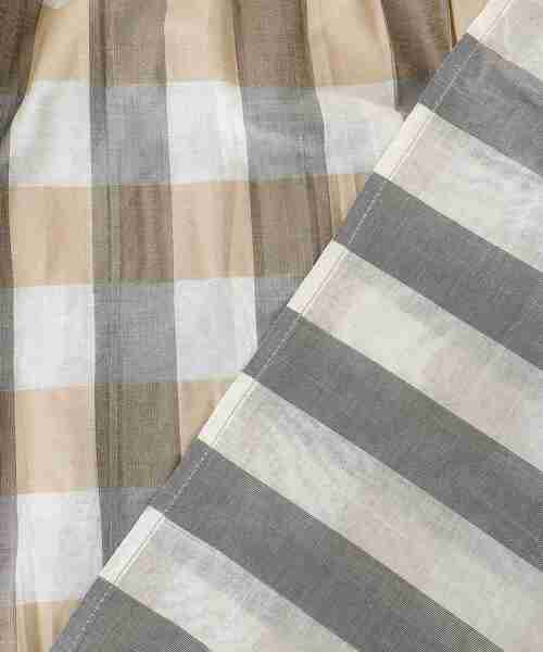 le.coeur blanc(ルクールブラン)の「チェック×ストライプシャーリングスカート(スカート・レディース・イエロー系その他/グリーン系その他/ベージュ系その他2・38)」の22枚目の写真