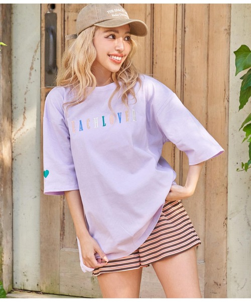 anap mimpi(アナップミンピ)の「ワッフル ボーダー ソフトフレア ショートパンツ(その他パンツ・レディース・ブルーグリーン/ブラウン・FREE)」の12枚目の写真