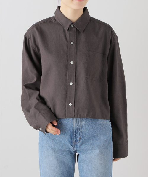 Spick & Span（スピックアンドスパン）の「リネンミックスショート