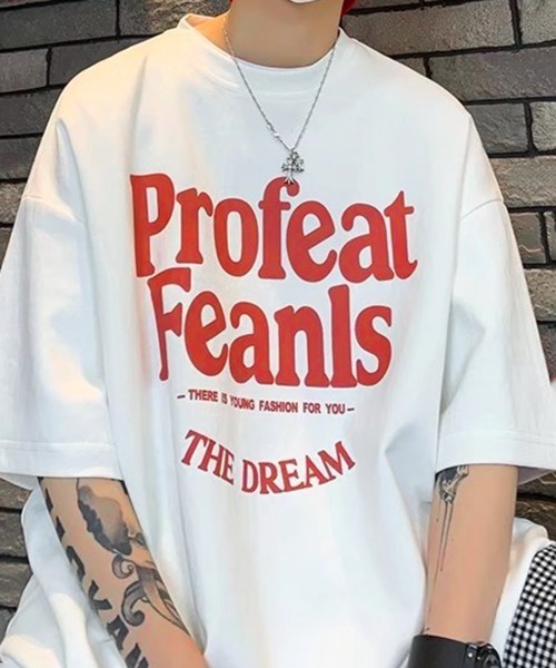 NOWLE（ノウル）の「【NOWLE】ビッグシルエット グラフィック フロント プリント 半袖 Tシャツ（Tシャツ/カットソー・メンズ・ホワイト系その他2/ホワイト系3/ホワイト系5/ブラック系その他/ブラック系その他3/ブラック系2/ブラック系4/ホワイト系1/ホワイト系2/ブラック系その他2/ブラック系5/ブラック系6/ブラック系7/ブラック系8/ブラック系9/ホワイト系その他/ホワイト系その他3/ホワイト系4/ホワイト系6/ブラック系1/ブラック系3/ホワイト系7/ホワイト系8/ホワイト系9・MEDIUM/LARGE/X-LARGE）」の6枚目の写真