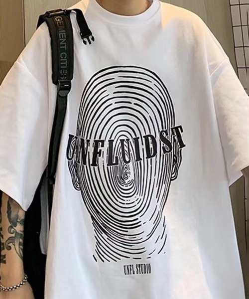 NOWLE（ノウル）の「【NOWLE】ビッグシルエット グラフィック フロント プリント 半袖 Tシャツ（Tシャツ/カットソー・メンズ・ホワイト系その他2/ホワイト系3/ホワイト系5/ブラック系その他/ブラック系その他3/ブラック系2/ブラック系4/ホワイト系1/ホワイト系2/ブラック系その他2/ブラック系5/ブラック系6/ブラック系7/ブラック系8/ブラック系9/ホワイト系その他/ホワイト系その他3/ホワイト系4/ホワイト系6/ブラック系1/ブラック系3/ホワイト系7/ホワイト系8/ホワイト系9・MEDIUM/LARGE/X-LARGE）」の10枚目の写真