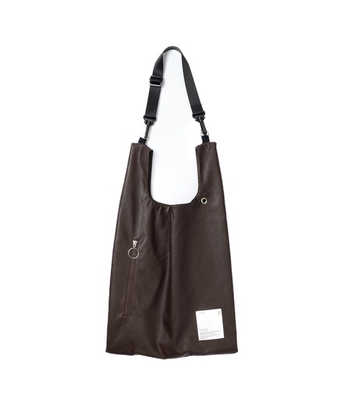 Wizzard(ウィザード)の「Wizzard ウィザード / PADDED MARKET BAG マーケットバッグ マルシェバッグ / W24AW-AC010(ショルダーバッグ・メンズ・ブラウン/ホワイト/ブラック・FREE)」の3枚目の写真