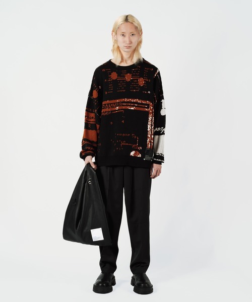 Wizzard(ウィザード)の「Wizzard ウィザード / PADDED MARKET BAG マーケットバッグ マルシェバッグ / W24AW-AC010(ショルダーバッグ・メンズ・ブラウン/ホワイト/ブラック・FREE)」の5枚目の写真