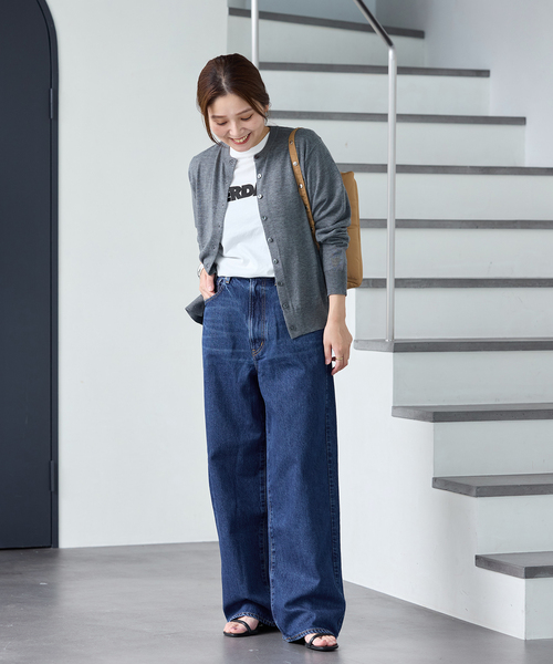 NEEDBY heritage（ニードバイヘリテージ）の「【NEEDBY heritage/ニードバイ ヘリテージ】 KOH（デニムパンツ・レディース・サックスブルー/ネイビー・29/28/27）」の16枚目の写真